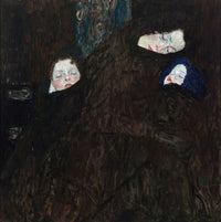 Mother with Two Children poster print by Gustav Klimt, showcasing family love and art.