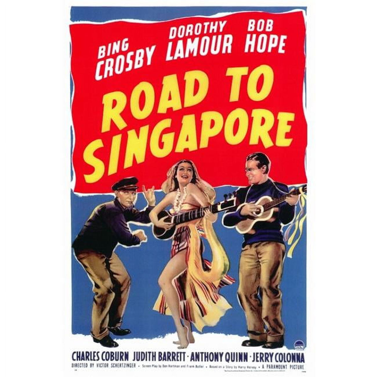 The Road to Singapore Movie Poster Print 27x40