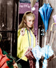 The Umbrellas of Cherbourg 1964 movie poster featuring Catherine Deneuve, vibrant colors, masterprint.