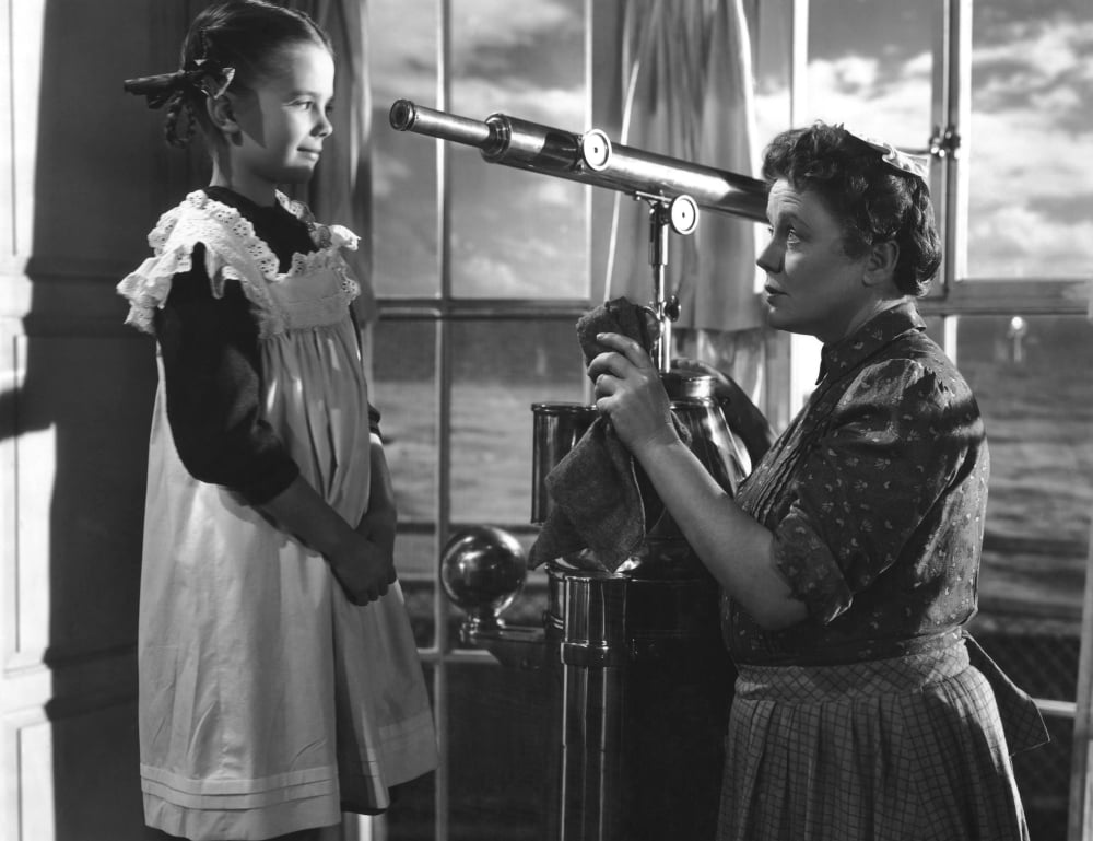 Photo print from The Ghost and Mrs. Muir featuring Natalie Wood and Edna Best