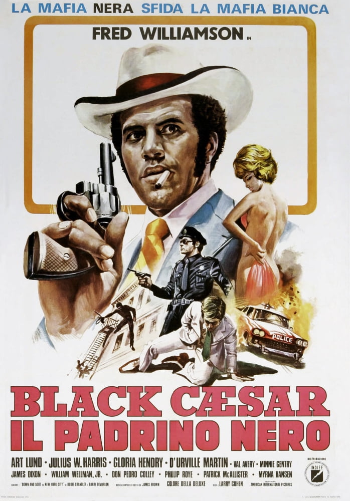 Black Caesar Movie Masterprint Poster featuring Fred Williamson (1973)