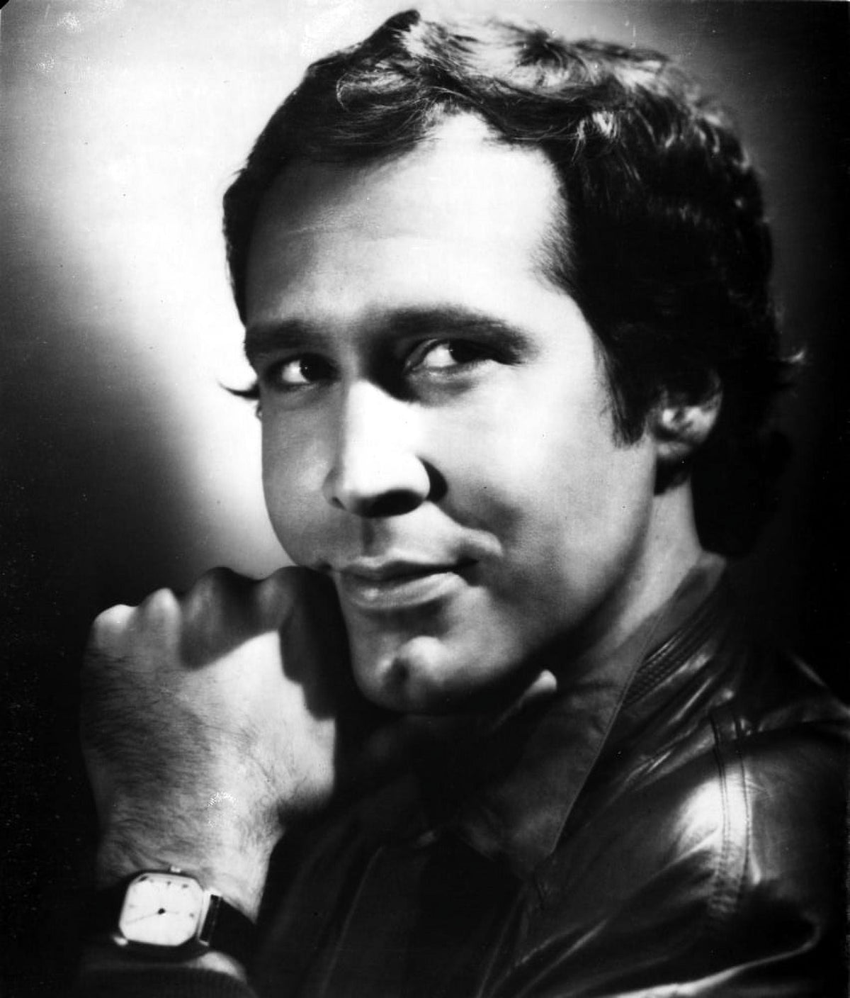 Chevy Chase iconic photo print showcasing classic comedy.