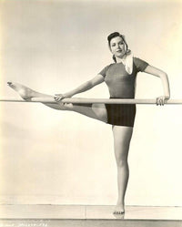 Ann Miller Ballet Photo Print showcasing elegance and grace.