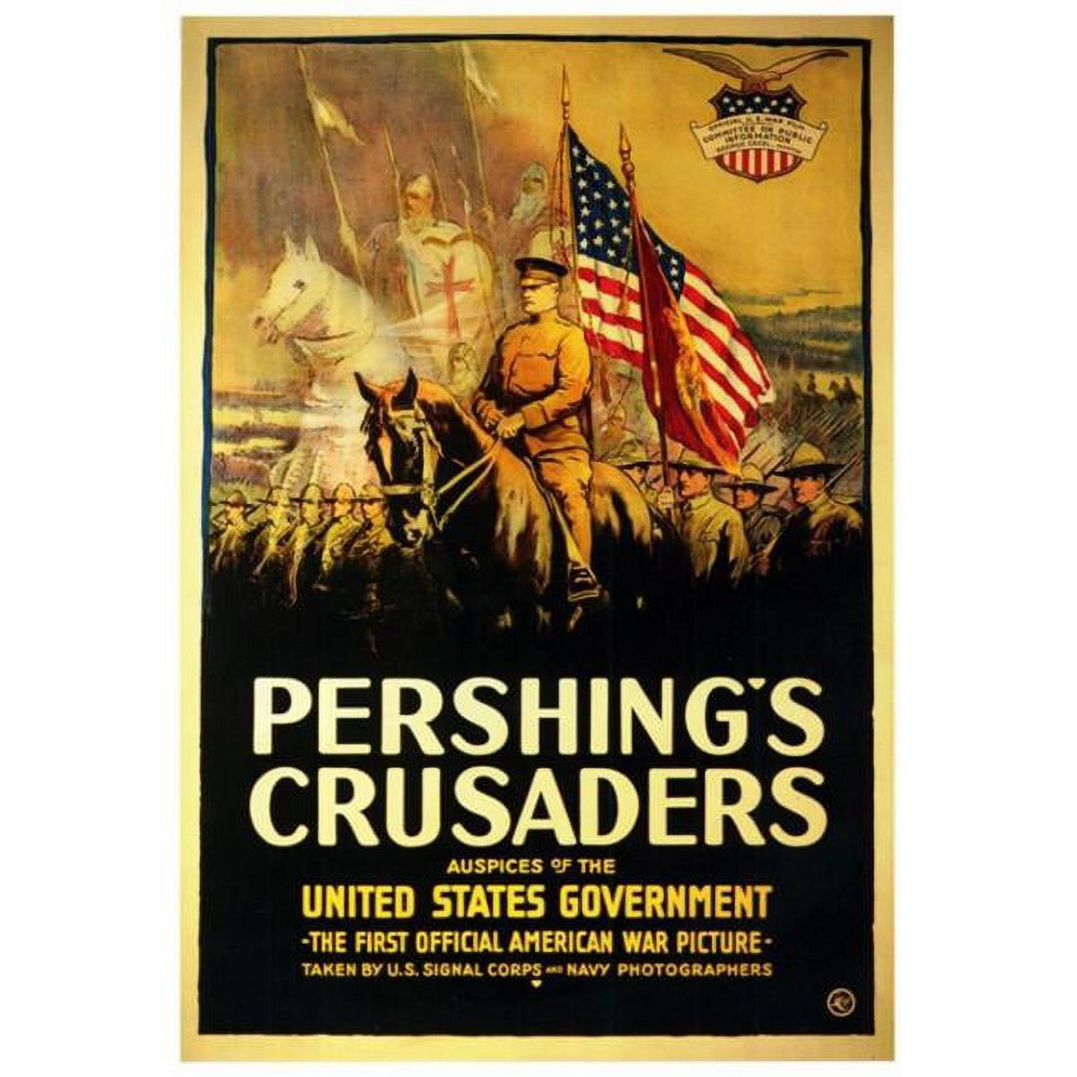 Pershing's Crusaders Movie Poster Print 27x40 inches