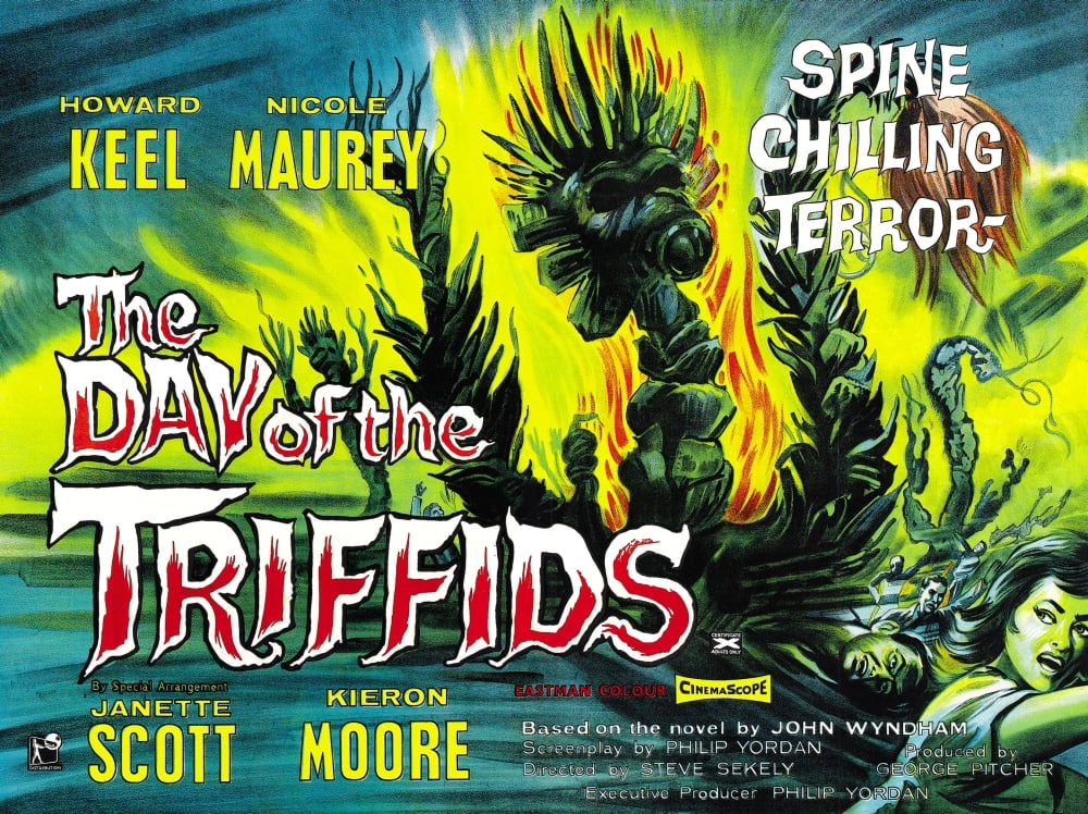 The Day Of The Triffids 1963 Movie Poster Art Print