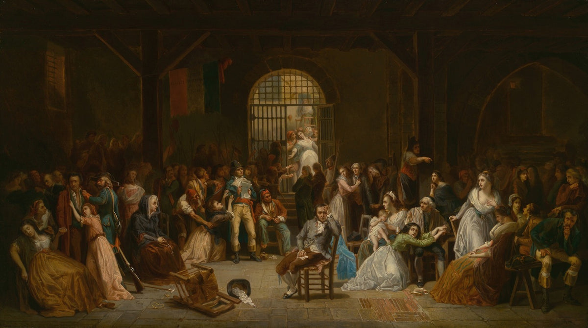 The Roll Call of the Last Victims of the Terror Fine Art Print by Charles Louis Müller
