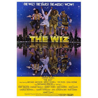 The Wiz Movie Poster Print 27x40 showcasing vibrant colors and iconic characters.