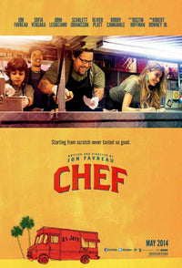 Chef Movie Poster 11x17 print showcasing vibrant imagery
