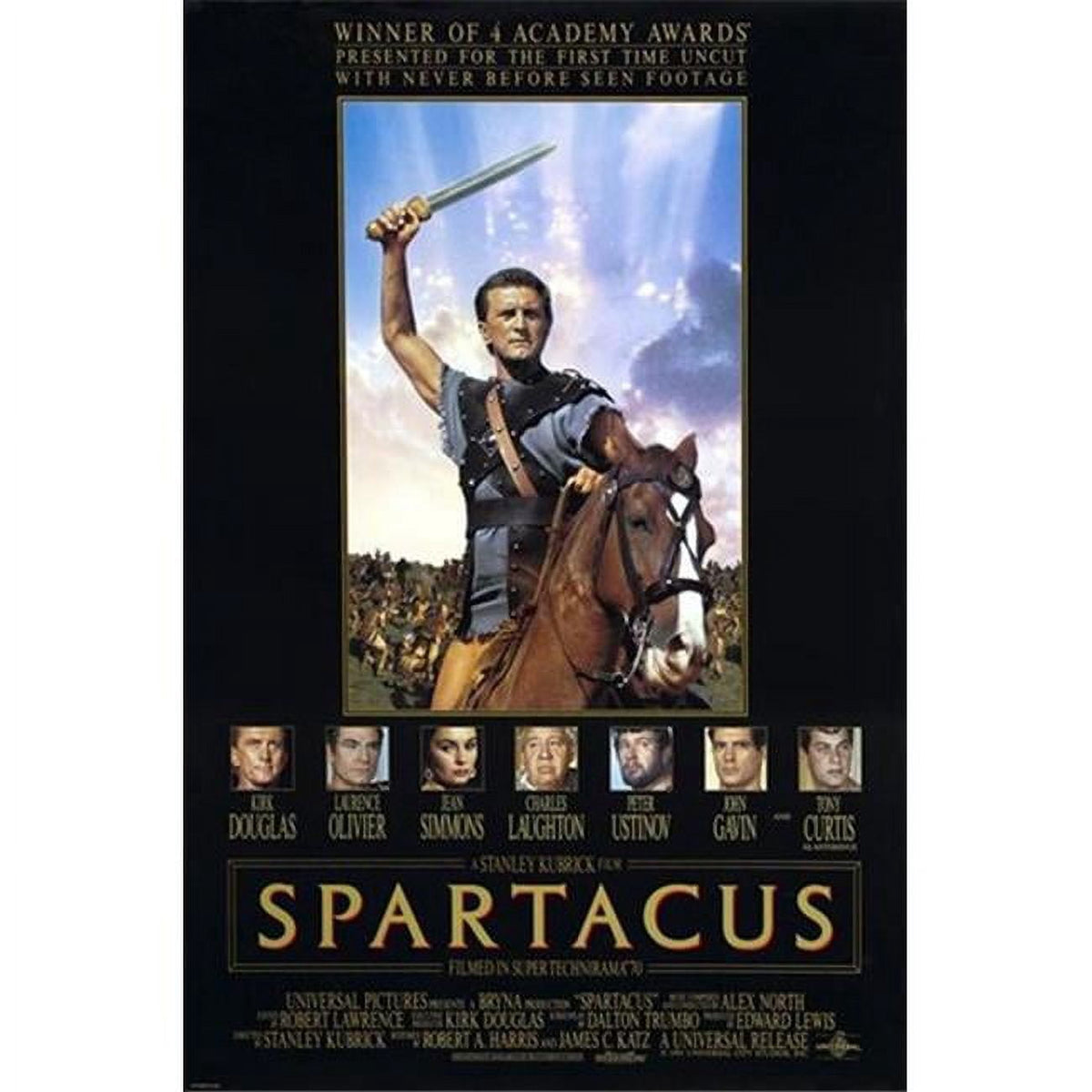 Spartacus Movie Poster - Classic Film Art Print (11x17)