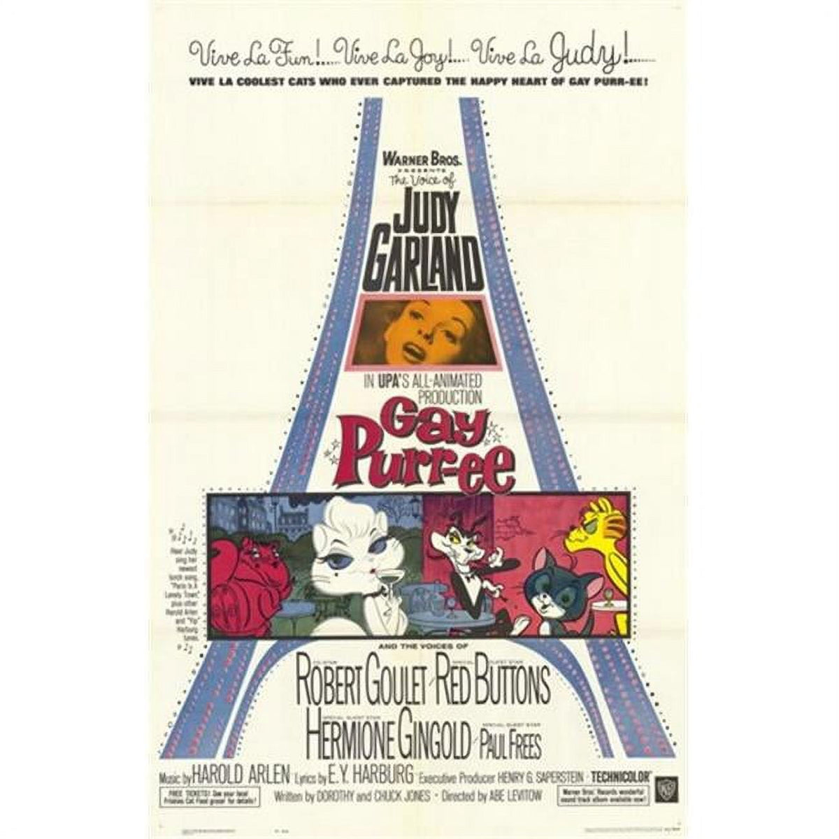 Gay Purr-Ee Movie Poster in vibrant colors, perfect for movie lovers.