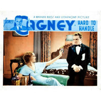 Hard To Handle 1933 movie lobby card featuring Claire Dodd and James Cagney.