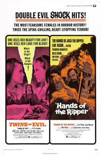 Twins Of Evil Hands Of The Ripper 1971 movie poster print 11x17.