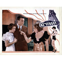 42nd Street Movie Poster Masterprint featuring Ruby Keeler, George Brent, and Bebe Daniels.