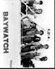 Baywatch cast black and white photo print featuring iconic boat scene.