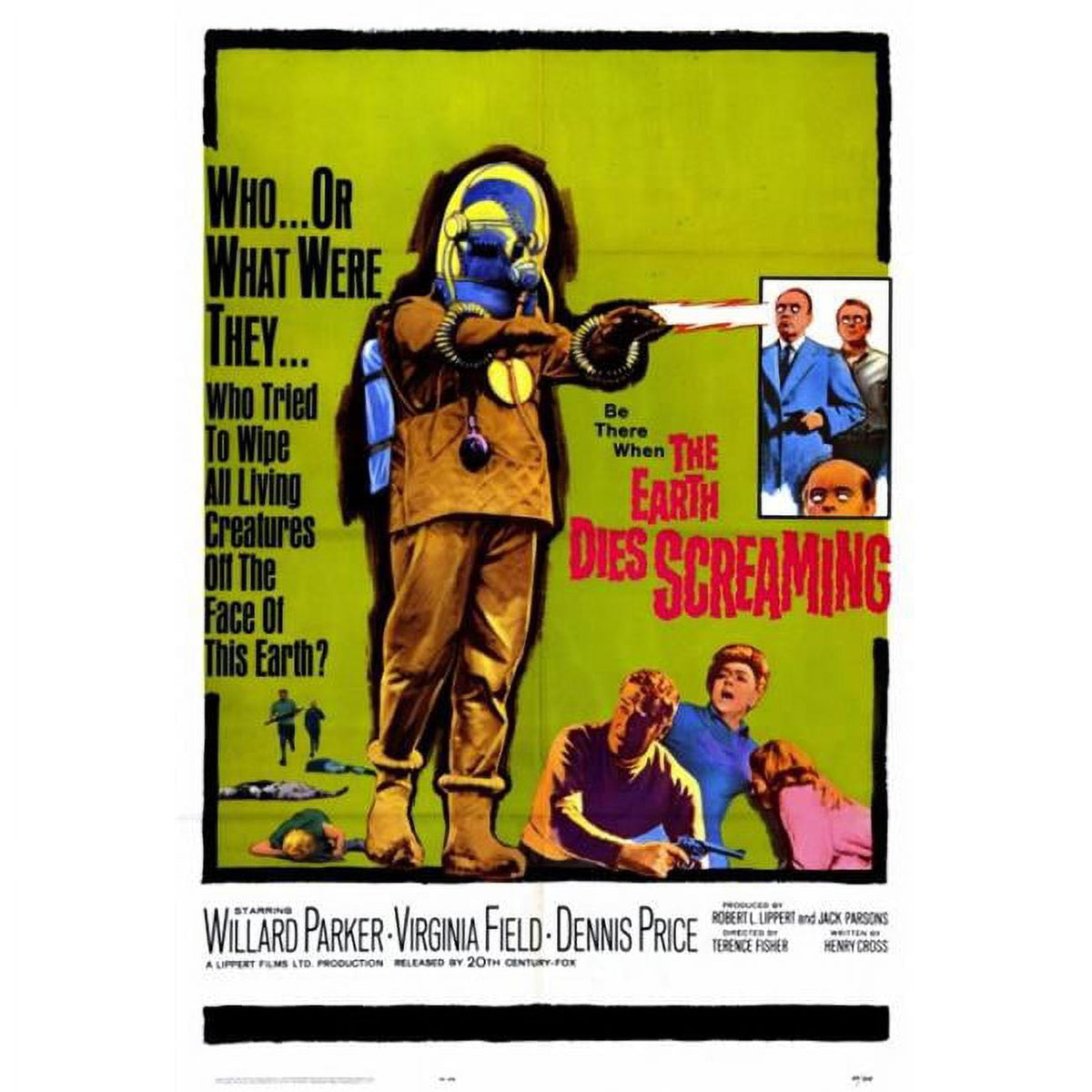 The Earth Dies Screaming Movie Poster Print 27x40