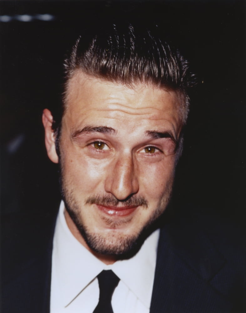 David Arquette close-up portrait photo print in black suit
