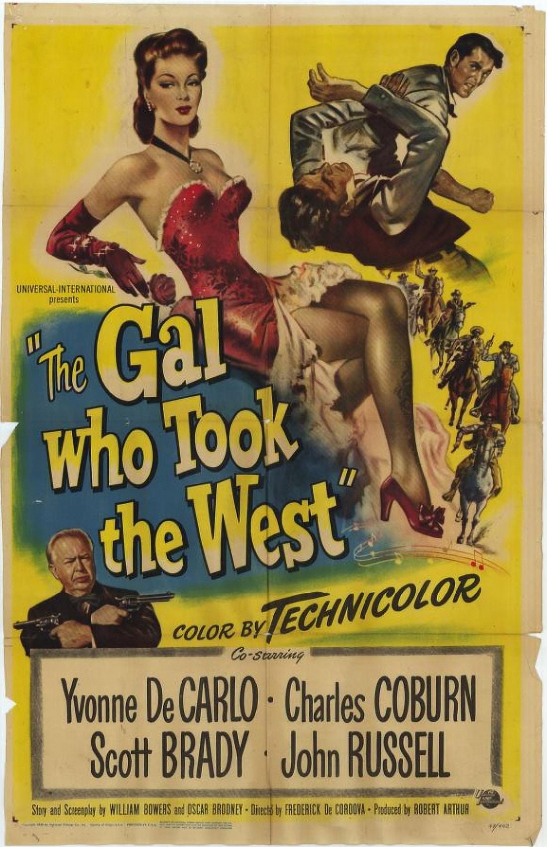 Gal Who Took the West Movie Poster - 11x17 size