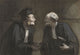 Two Lawyers Shake Hands art print by Honore Daumier, 1840-60.