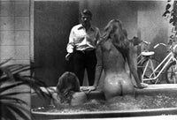 Sandra Locke film still photo print in a pool setting, available in multiple sizes.
