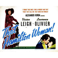 That Hamilton Woman movie masterprint poster featuring Vivien Leigh and Laurence Olivier.