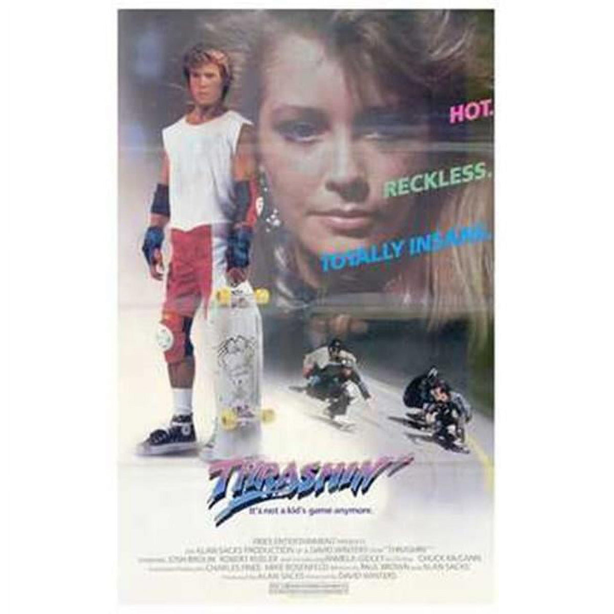 Thrashin' Movie Poster - Classic Skateboarding Art Print