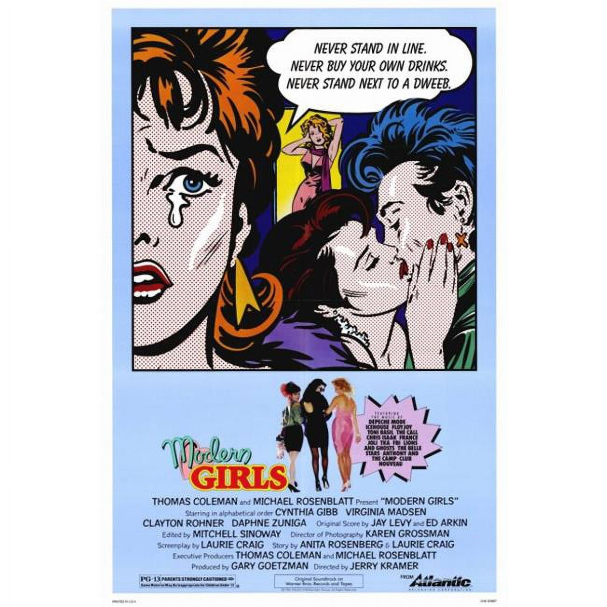 Modern Girls Movie Poster Print 27x40 - Iconic film art