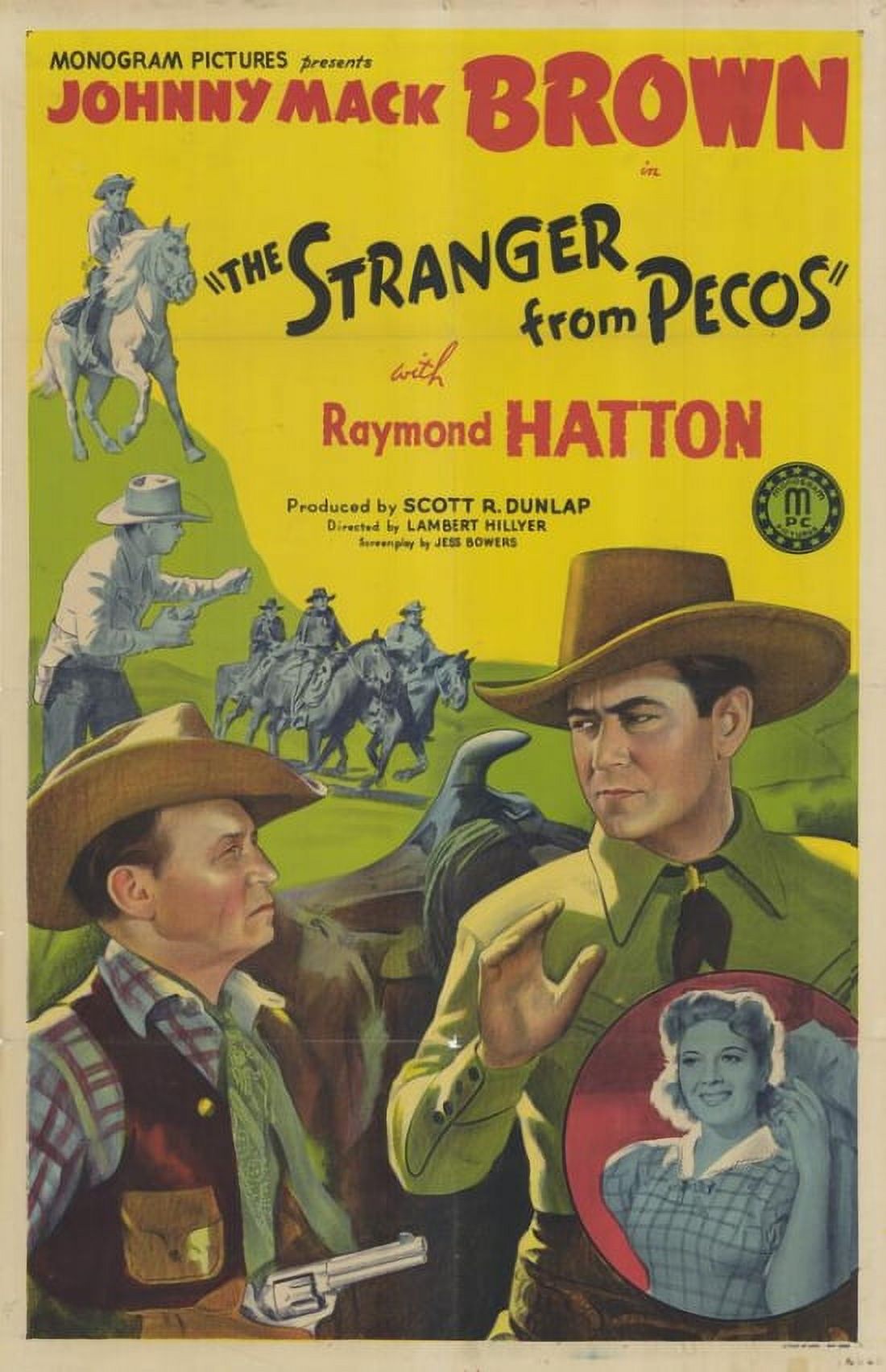 The Stranger From Pecos Movie Poster in 11 x 17 size
