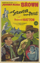 The Stranger From Pecos Movie Poster in 11 x 17 size