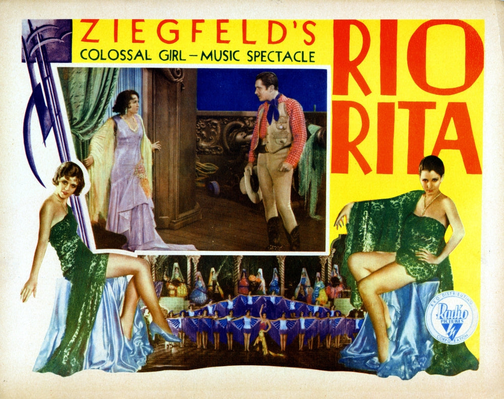 Rio Rita movie masterprint poster featuring Bebe Daniels and John Boles.