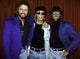 Iconic Bee Gees photo print showcasing the legendary band.