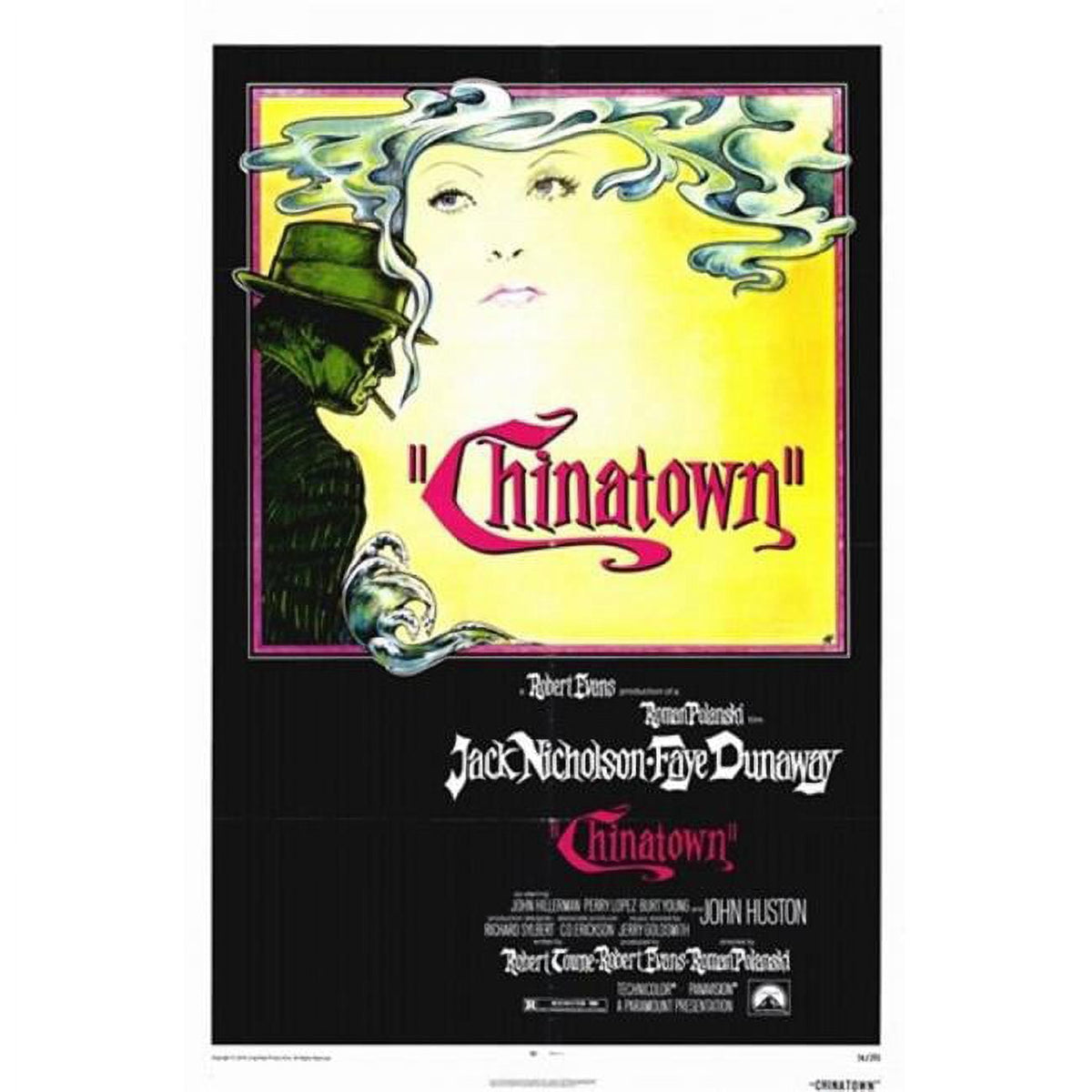 Chinatown Movie Poster 11x17 print showcasing iconic film imagery.