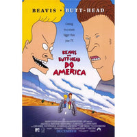 Beavis and Butt-Head Do America Movie Poster Print in vibrant colors.