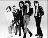 Black and white photo print of The Rolling Stones band.