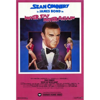 Never Say Never Again Movie Poster Print 27x40 showcasing iconic film imagery.