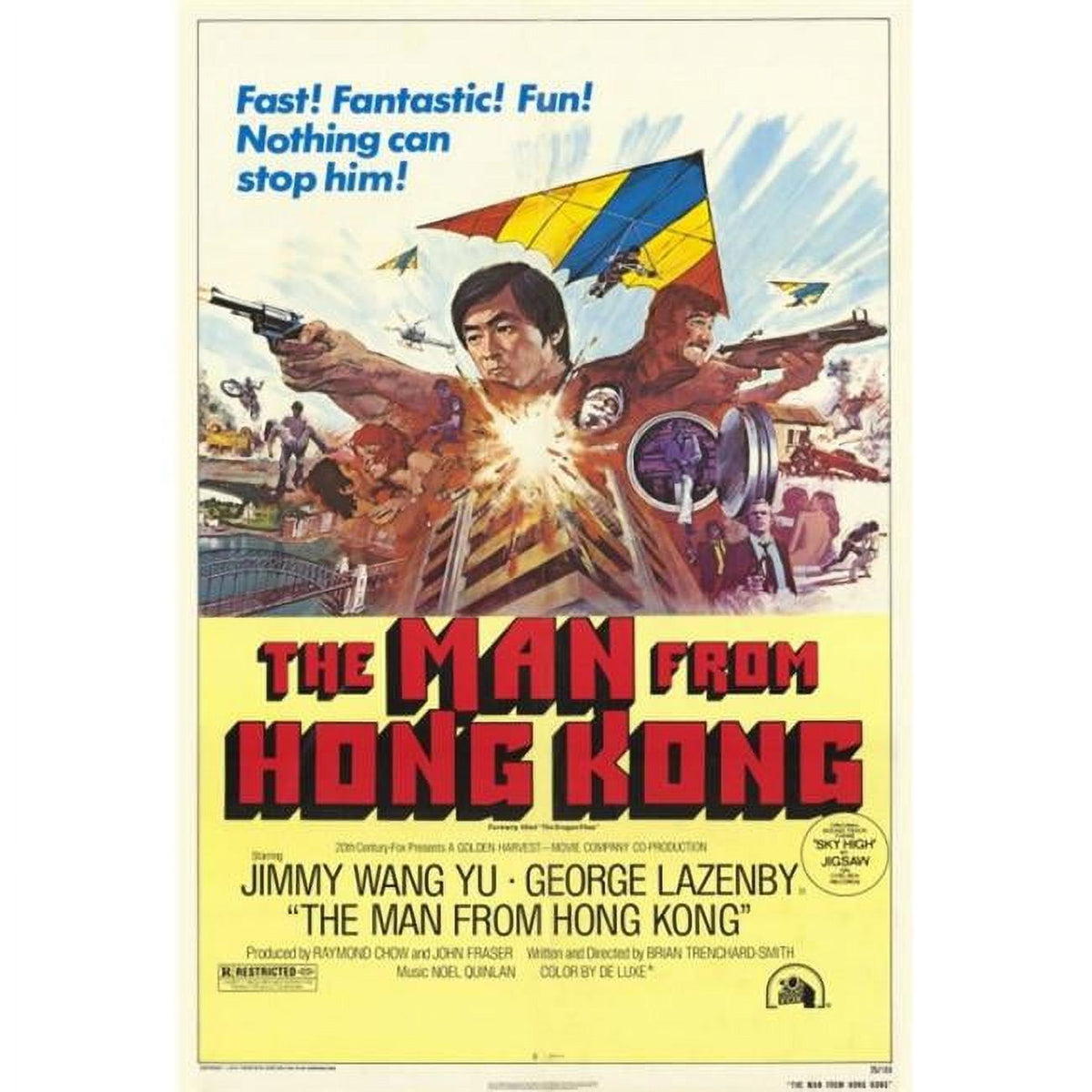 Man From Hong Kong Movie Poster Print 27x40