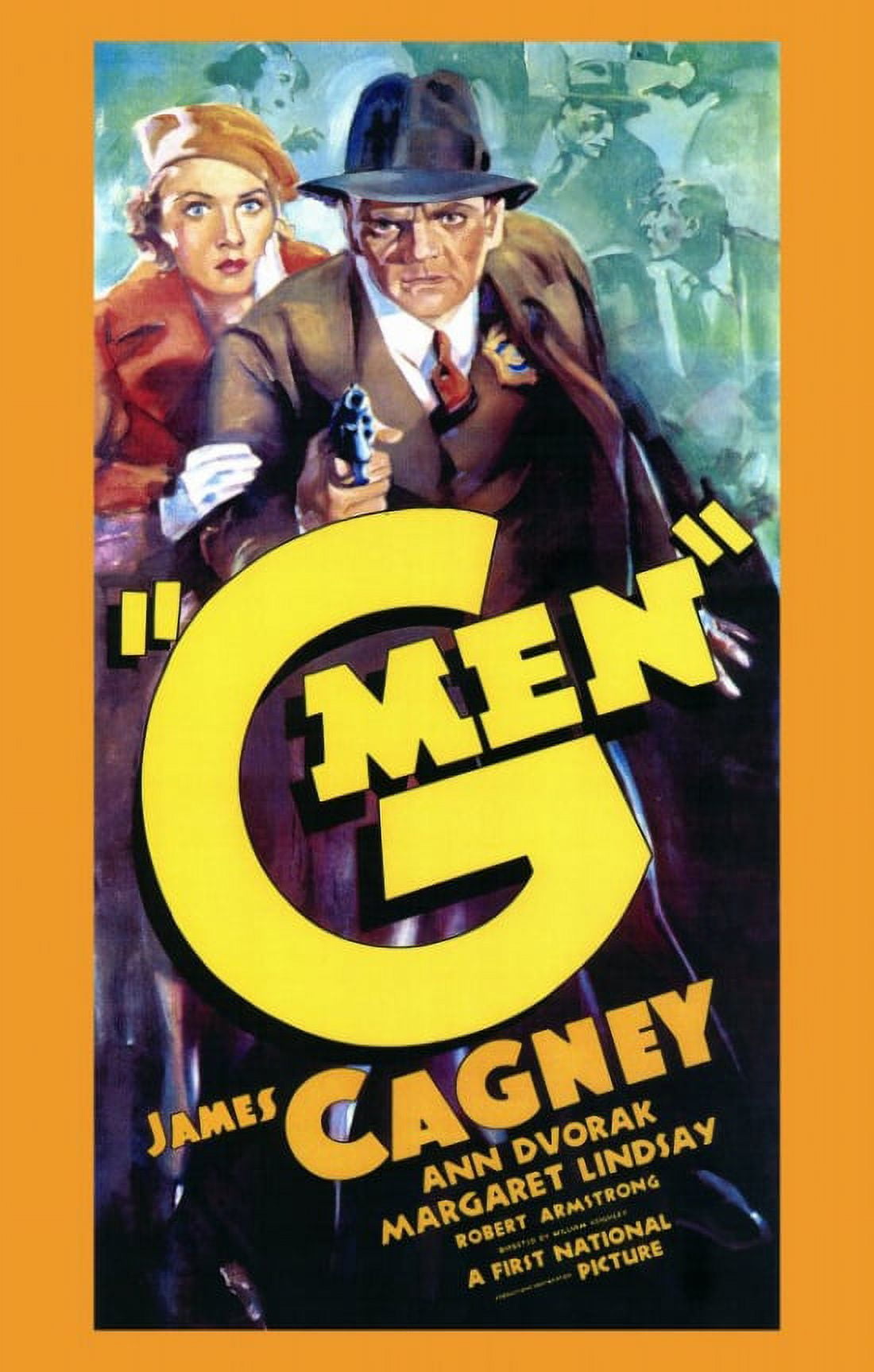 G' Men Movie Poster - 11x17 print showcasing classic cinema.