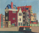 Amsterdam Rokin vintage poster print by Carl Grossberg
