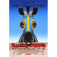 Racing Stripes Movie Poster Print featuring vibrant colors and dynamic design.