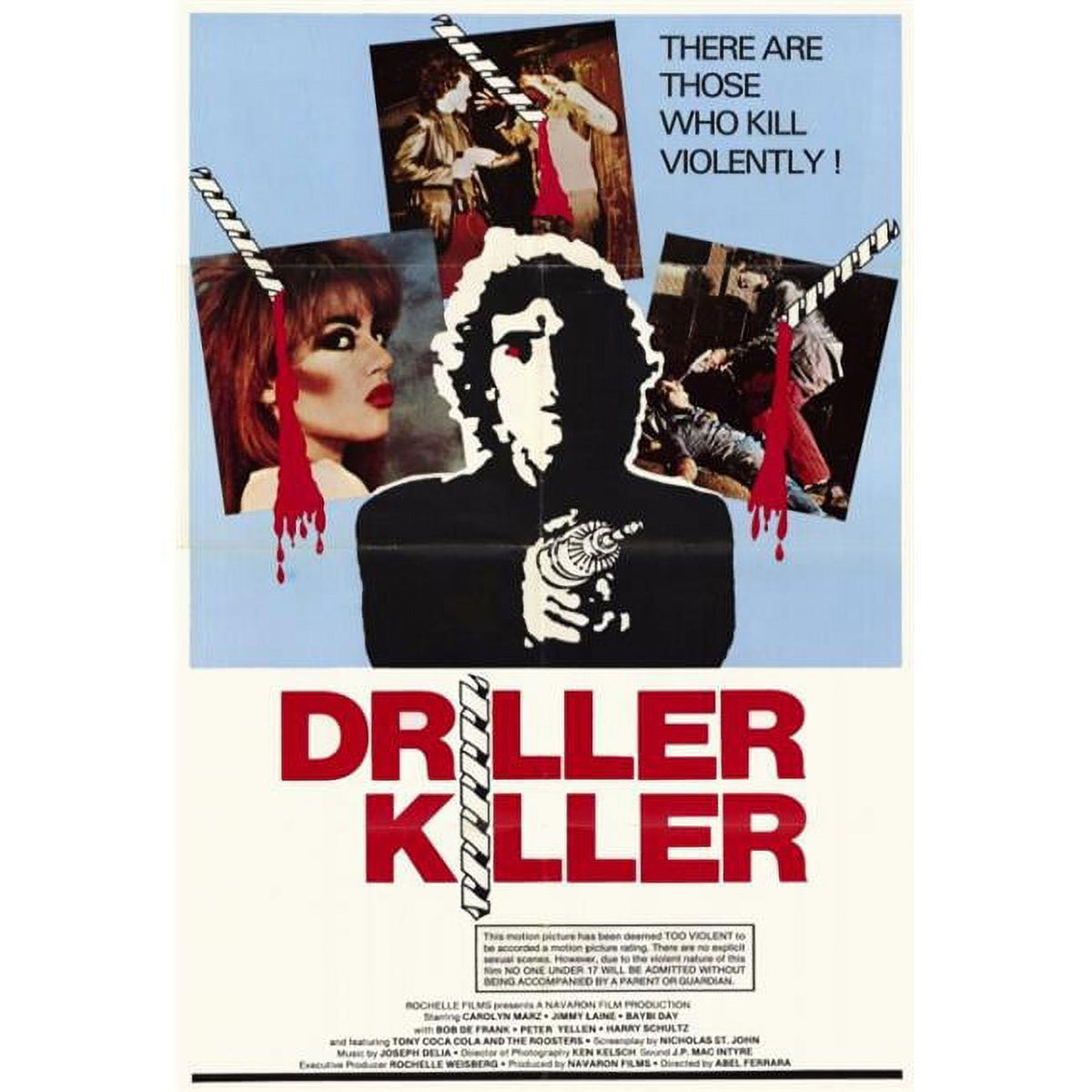 Driller Killer Movie Poster Print in vibrant colors