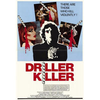 Driller Killer Movie Poster Print in vibrant colors