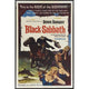 Black Sabbath movie poster 11x17 featuring classic rock design.