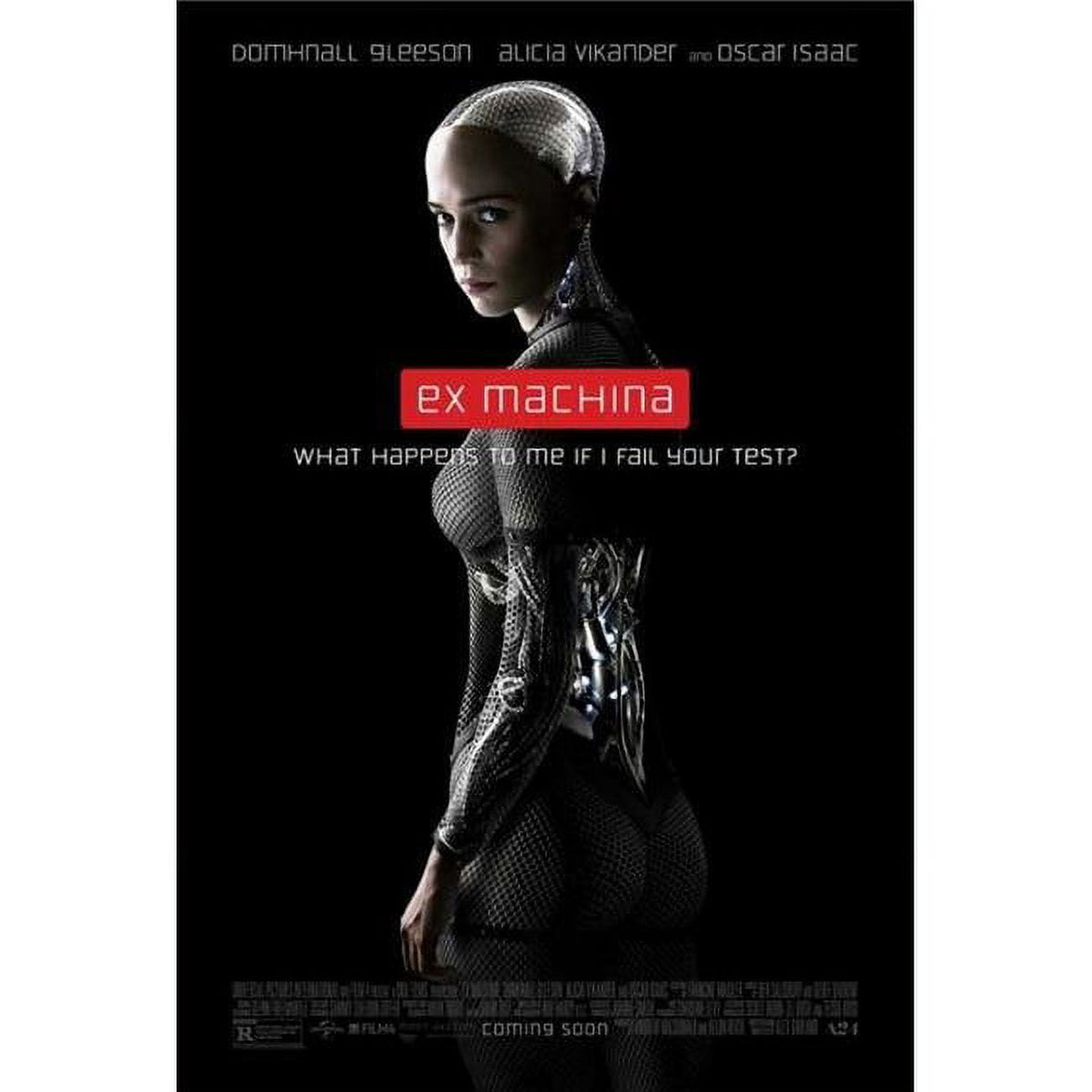 Ex Machina Movie Poster - 11x17 print featuring AI themes.