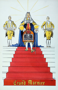 Grand Marnier vintage poster print by Georges Goursat (Sem), 1927.