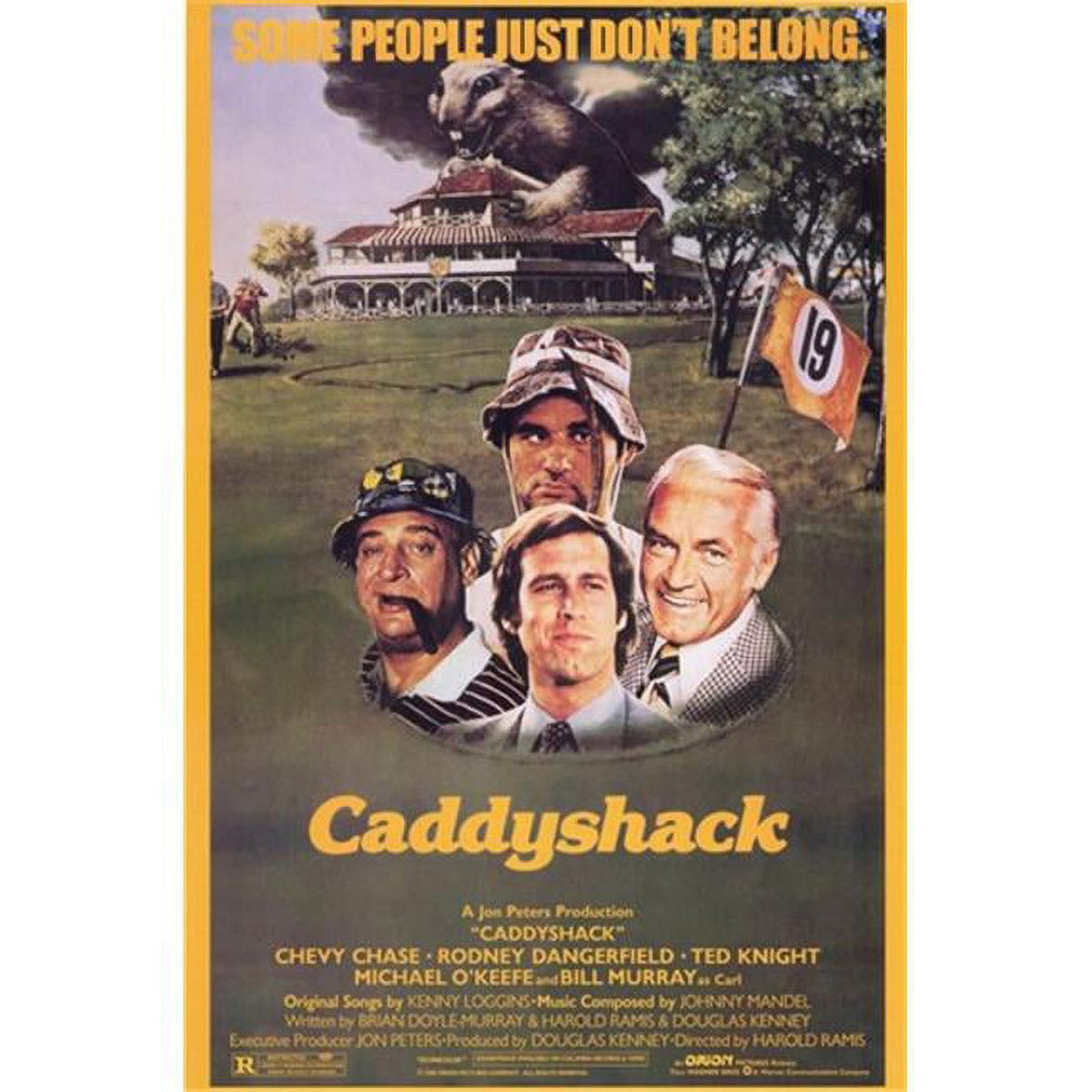 Caddyshack Movie Poster 11x17 - Classic Comedy Art Print