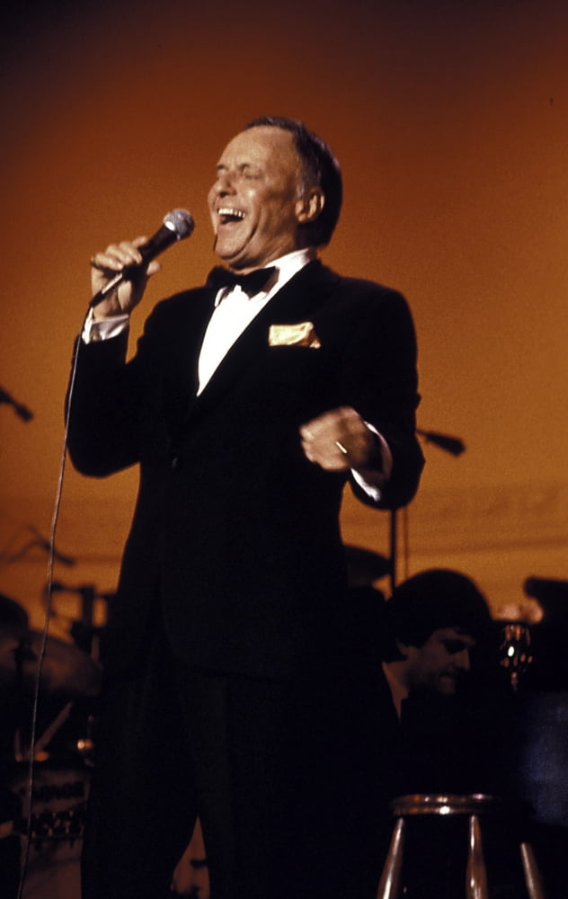 Frank Sinatra iconic photo print, available in multiple sizes.
