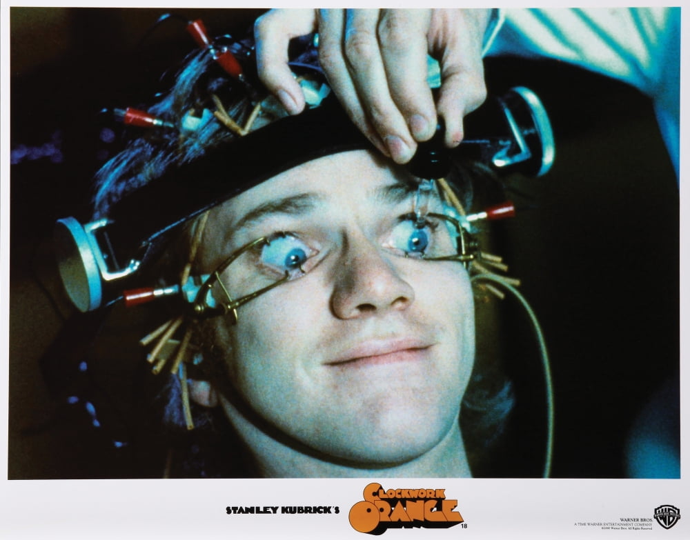 A Clockwork Orange Still Poster Print capturing iconic cinematic moment.