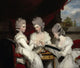 The Ladies Waldegrave art print by Sir Joshua Reynolds, showcasing elegance and charm.