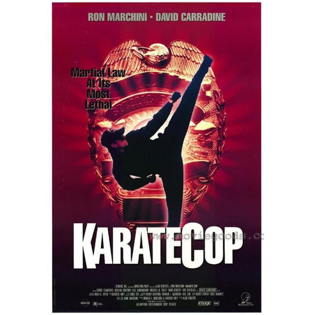 Karate Cop Movie Poster Print 27x40 - Classic Action Film Art