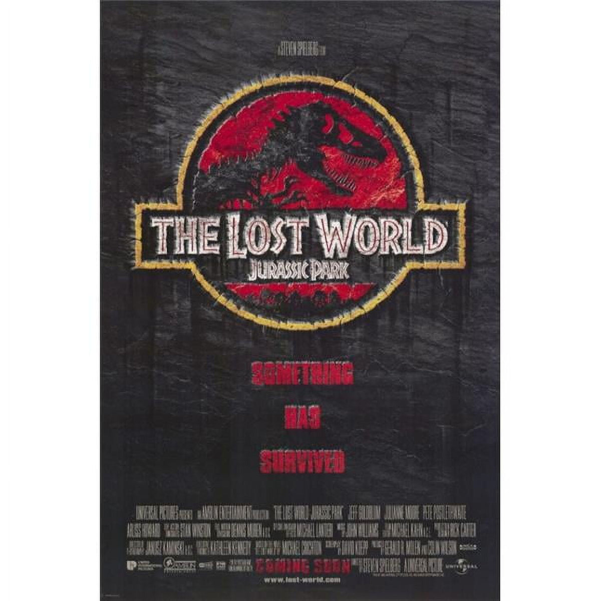 The Lost World Jurassic Park II movie poster in 11x17 size.