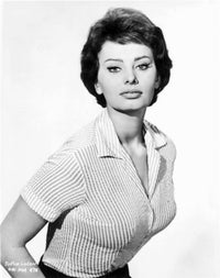 Sophia Loren iconic portrait photo print, elegant and classic decor.